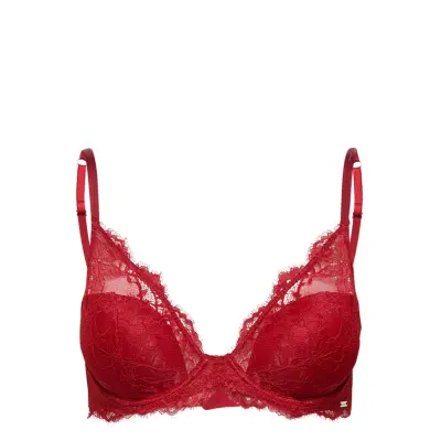 Bra Amie Push Up *Villkorat Erbjudande Lingerie Bras & Tops Push Up Bras Röd Lindex
