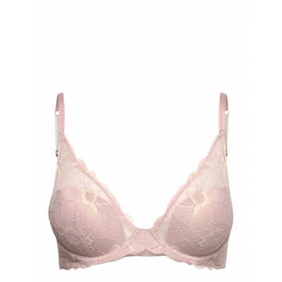 Bra Celine Push Up Lingerie Bras & Tops Push Up Bras Rosa Lindex