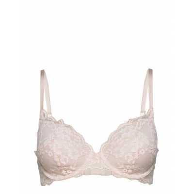Bra Lilja Iris Lace Lingerie Bras & Tops Push Up Bras Creme Lindex