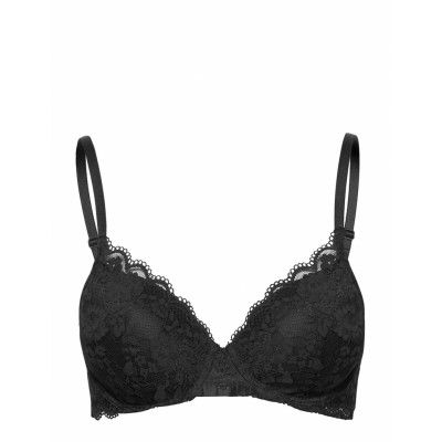 Bra Lilja Iris Lace Lingerie Bras & Tops Push Up Bras Svart Lindex