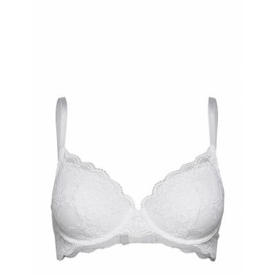 Bra Lilja Iris Lace Lingerie Bras & Tops Push Up Bras Vit Lindex