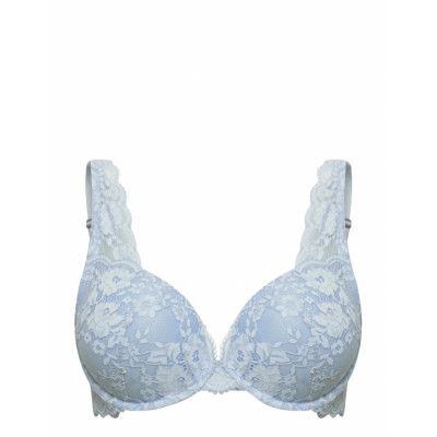 Bra Malva Iris *Villkorat Erbjudande Lingerie Bras & Tops Push Up Bras Blå Lindex