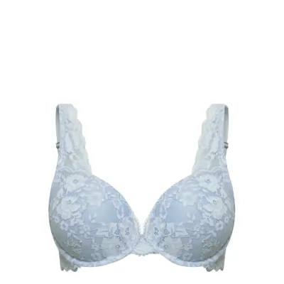 Bra Malva Iris *Villkorat Erbjudande Lingerie Bras & Tops Push Up Bras Blå Lindex