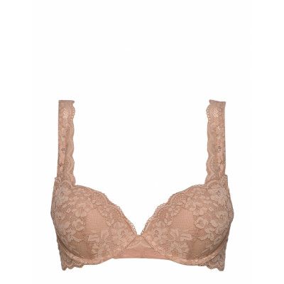 Bra Malva Iris *Villkorat Erbjudande Lingerie Bras & Tops Push Up Bras Beige Lindex