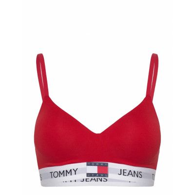 Bralette Lift Lingerie Bras & Tops Soft Bras Bralette Red Tommy Hilfiger