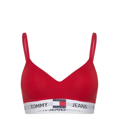 Bralette Lift Lingerie Bras & Tops Soft Bras Bralette Red Tommy Hilfiger