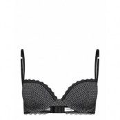 Recycled: Padded, Printed Underwire Bra Lingerie Bras & Tops T-shirt Bras Grå Esprit Bodywear Women