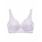 Non-Wired Push-Up Bra Made Of Lace Lingerie Bras & Tops Wired Bras Purple Esprit Bodywear Women