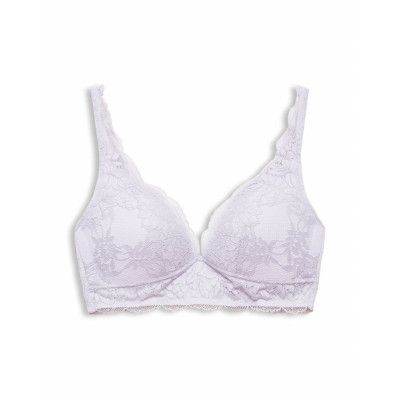Non-Wired Push-Up Bra Made Of Lace Lingerie Bras & Tops Wired Bras Purple Esprit Bodywear Women