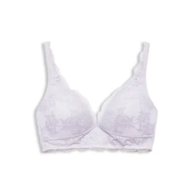 Non-Wired Push-Up Bra Made Of Lace Lingerie Bras & Tops Wired Bras Purple Esprit Bodywear Women