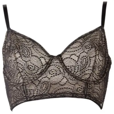 Calvin Klein Black Longline Underwire Bra Black * Kampanj *