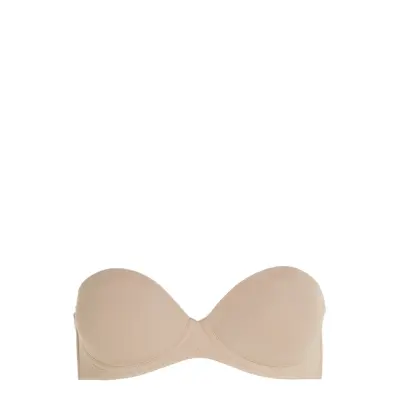Calvin Klein Strapless Push Up - Beige - B x 70
