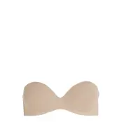 Calvin Klein Strapless Push Up - Beige - C x 75