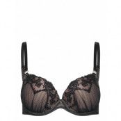 CHANTELLE Cabaret Sauvage T-Shirt Push Up Bra Svart