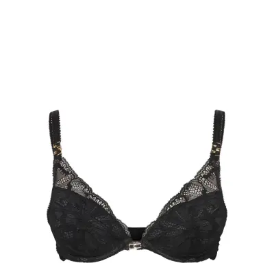 CHANTELLE Muse T-Shirt Push-Up Bra Svart