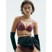 Chantelle X Xquisite Extra Push-Up Bra - Burgundy - B x 80