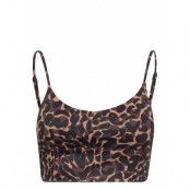 Cheetah V Strap Bra Sport Bras & Tops Sports Bras - All Multi/patterned AIM'N