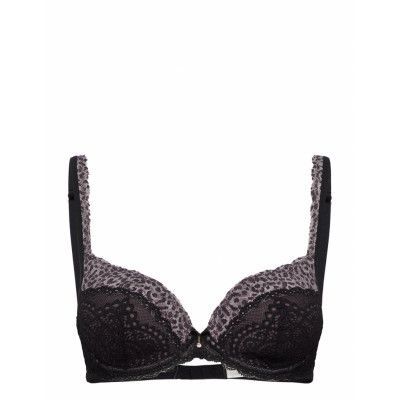 Coely_Padded_Heart_Shape Lingerie Bras & Tops Push Up Bras Svart Marie Jo