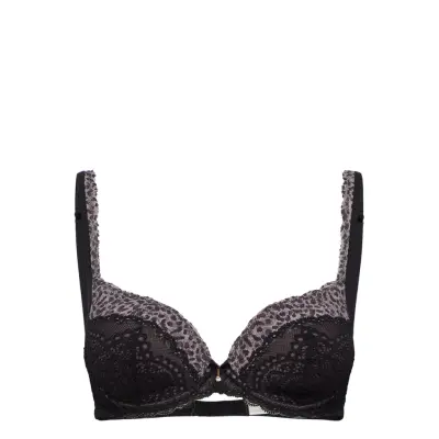 Coely_Padded_Heart_Shape Lingerie Bras & Tops Push Up Bras Svart Marie Jo