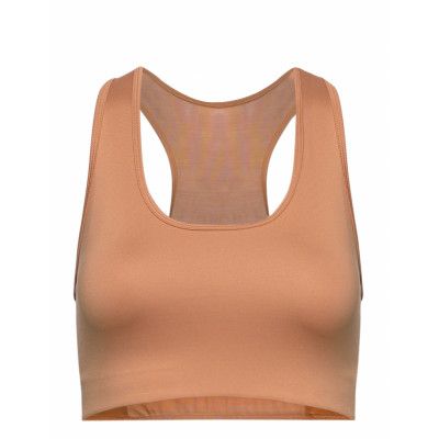 Compression Sports Bra Lingerie Bras & Tops Sports Bras - ALL Beige Stay In Place