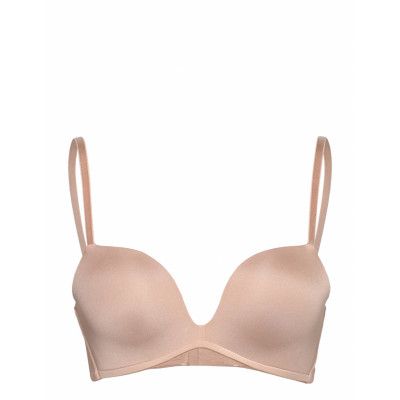Hunkemöller Deep V Pp Push Svart