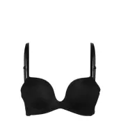 Hunkemöller Deep-V Padded Underwired Push-Up Bra Svart