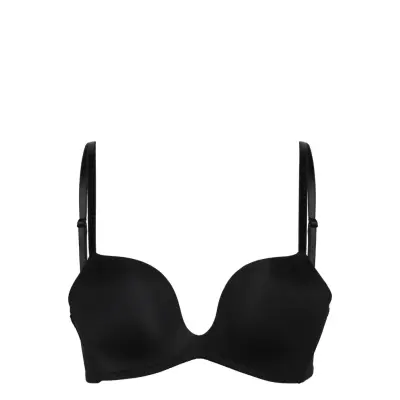 Hunkemöller Deep-V Padded Underwired Push-Up Bra Svart