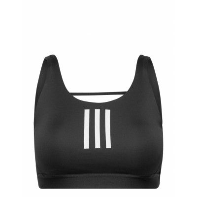 Don't Rest 3-Stripes Medium Support Sports Bra W Lingerie Bras & Tops Sports Bras - ALL Svart Adidas Performance