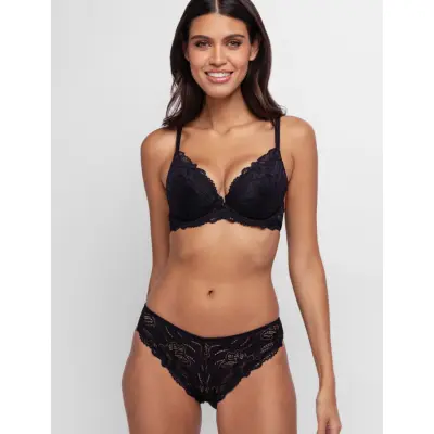 Dorina Angie-2Pp Plunge - Black - C x 80