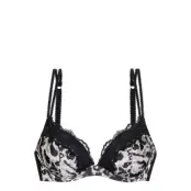 Dorina Origins-Print Push Up Plunge Svart
