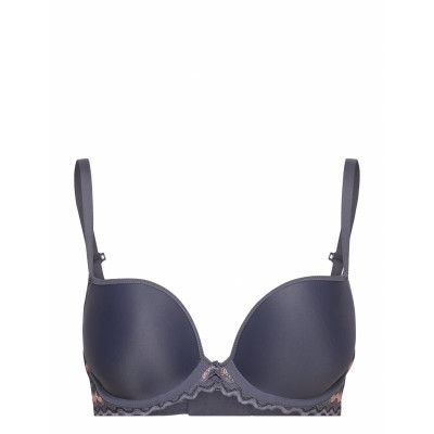 Festival Vibe Lingerie Bras & Tops Push Up Bras Blå Freya
