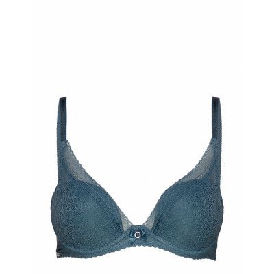 Festivité Plunge T-Shirt Bra Lingerie Bras & Tops Plunge Bras Blå CHANTELLE