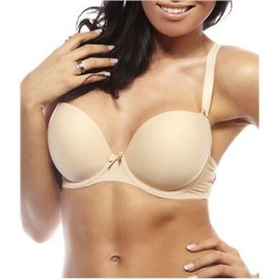 Freya Deco Moulded Plunge Bra Nude * Fri Frakt * * Kampanj *