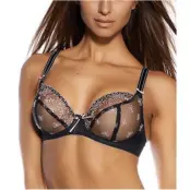 Freya Siren Plunge Balcony Bra Black * Fri Frakt * * Kampanj *