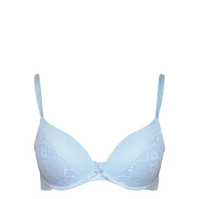 Hunkemöller Cherry Padded Underwired Push-Up Bra Blå