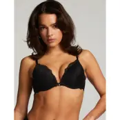 Hunkemöller Marine Padded Push-Up Underwired Bra - Black - 80 C
