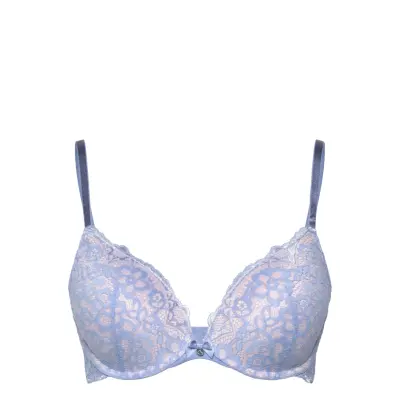 Hunkemöller Marine Pp Push Blå