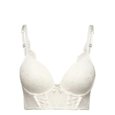 Jolie Pp Push Ll Lingerie Bras & Tops Push Up Bras Vit Hunkemöller