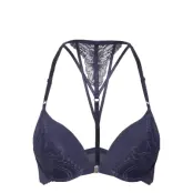 Kimberley Pp Push Lingerie Bras & Tops Push Up Bras Blue Hunkemöller