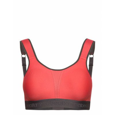 Kimberly,Sport Bra Lingerie Bras & Tops Sports Bras - ALL Röd Abecita