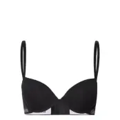 Ladies Knitted Push Up Lingerie Bras & Tops Push Up Bras Svart Emporio Armani