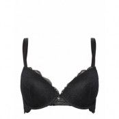 Ladies Knitted Push Up Lingerie Bras & Tops Push Up Bras Svart Emporio Armani