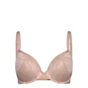 Lift Demi Lingerie Bras & Tops Push Up Bras Beige *Villkorat Erbjudande Calvin Klein
