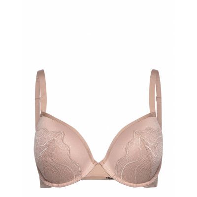 Lift Demi Lingerie Bras & Tops Push Up Bras Beige *Villkorat Erbjudande Calvin Klein