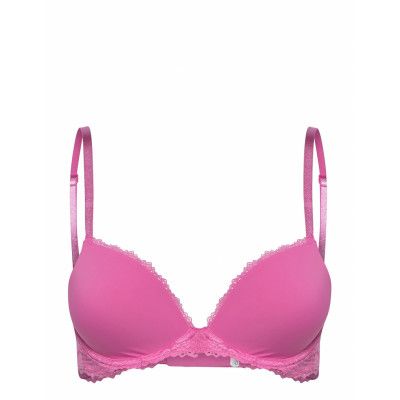 Lift Demi Lingerie Bras & Tops T-shirt Bras Rosa Calvin Klein