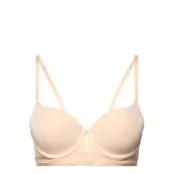 Light_Padded Gray Demi Lingerie Bras & Tops Push Up Bras Beige Dorina