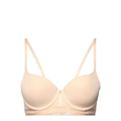 Light_Padded Gray Demi Lingerie Bras & Tops Push Up Bras Beige Dorina