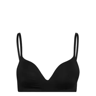 Lindex Flora Bygellös Bh Svart