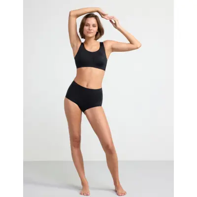 Lindex Bra Svea U Neck Top - Black - S