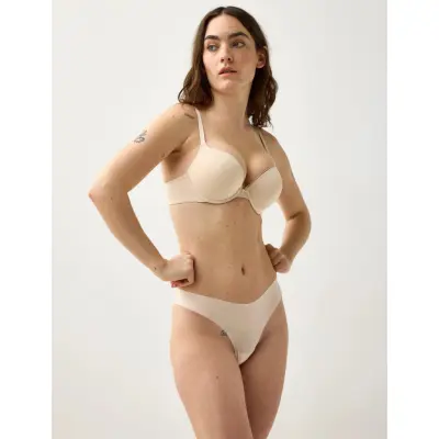 Lindex Linnea Push-Up Bra - Beige - 80 C